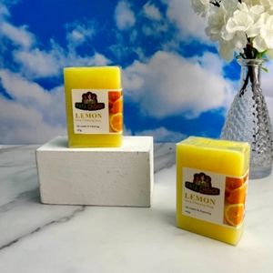140g bar for skin, brightening soap for radiance, and glowing (Lemon) 1 soap